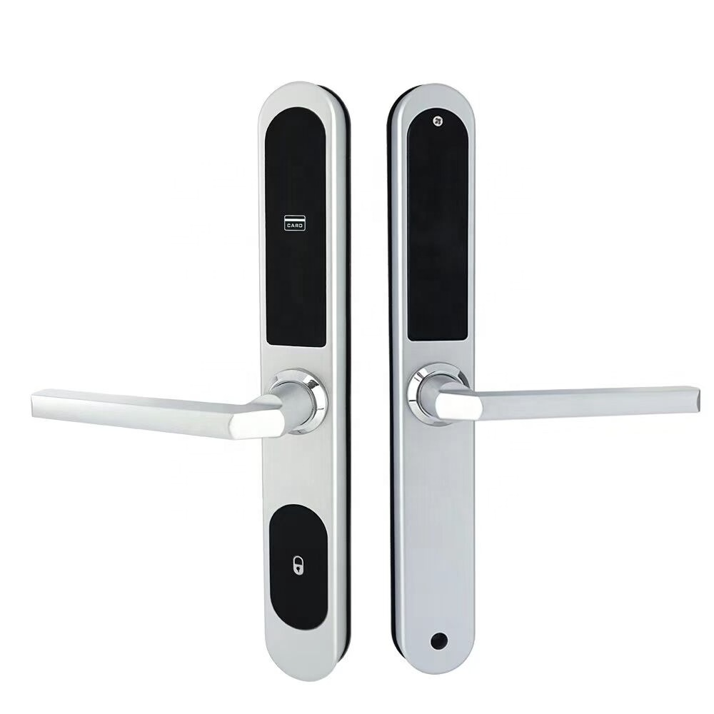 Aluminum DIY RFID key door lock with deadbolt