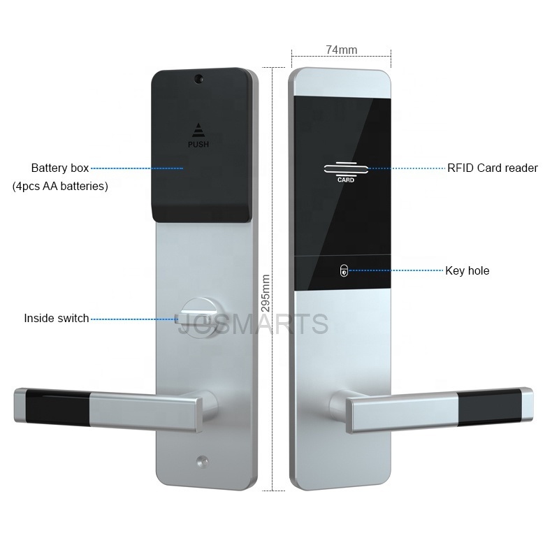 Wholesale Electric Touchless Hotel Lock System with RFID Card Unlock