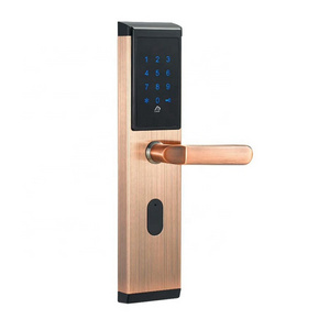 Number code door lock smart blue tooth key lock with swipe card door entry systems