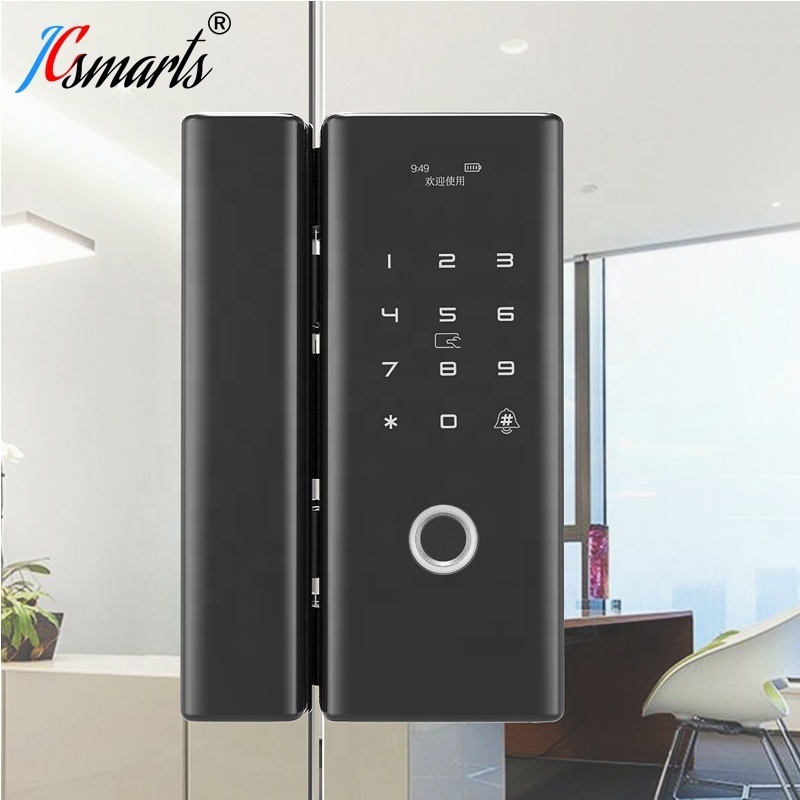 WiFi Tuya Sliding glass door safety lock fingerprint digital keypad lock