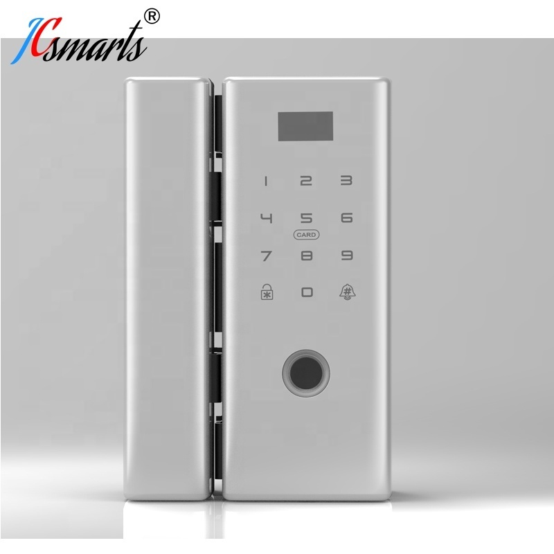 WiFi Tuya Sliding glass door safety lock fingerprint digital keypad lock