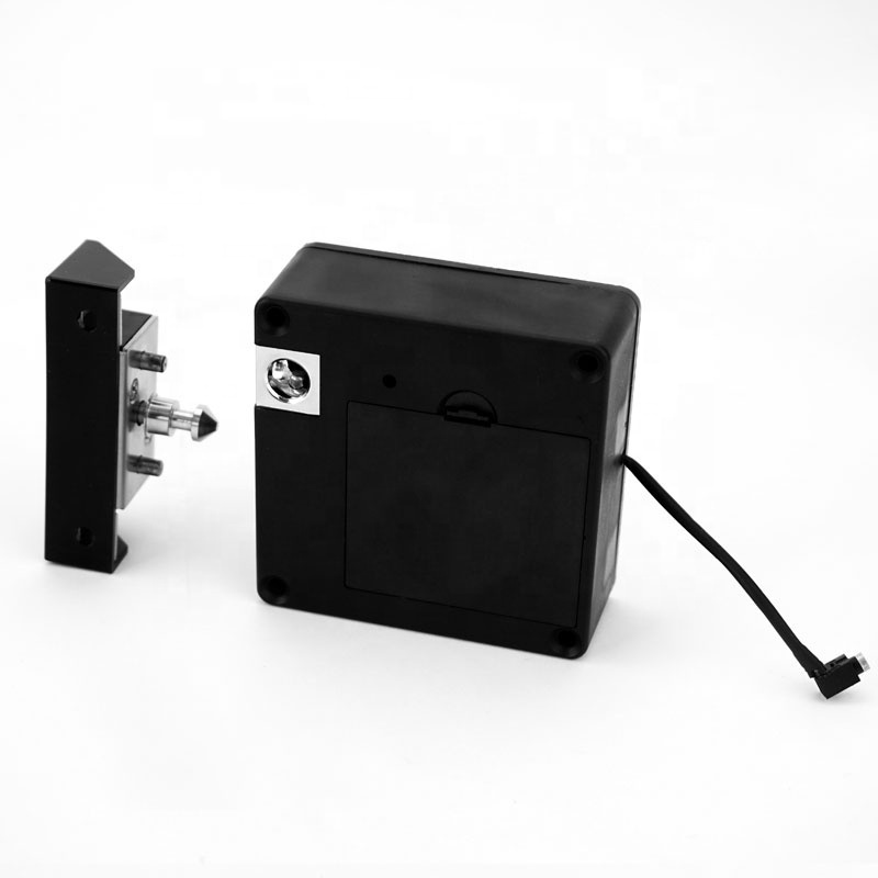 Electric invisible M1 card cabinet cam locks for locking cabinet