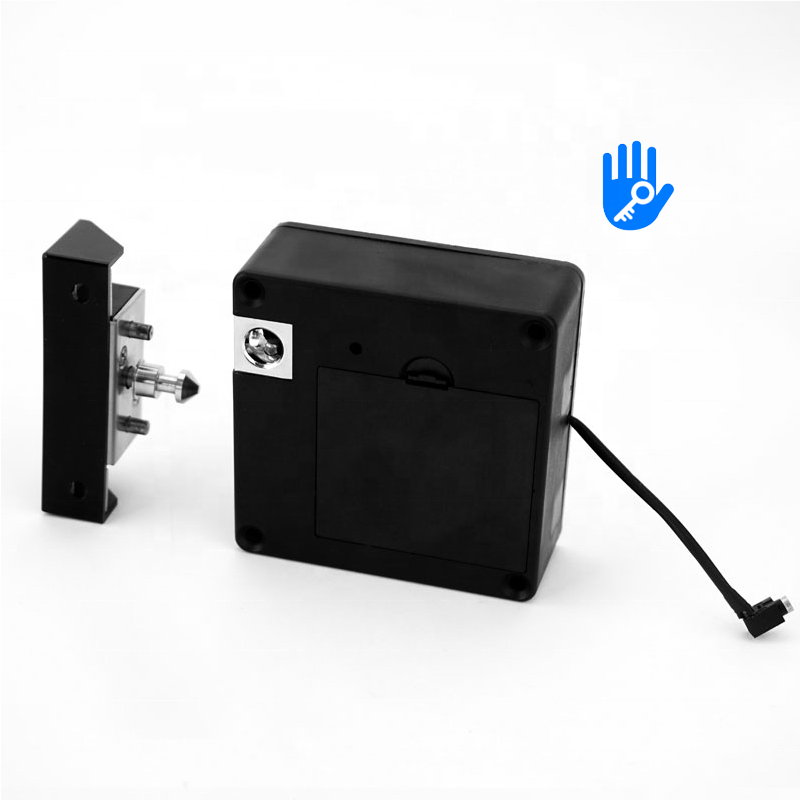 Electric invisible M1 card cabinet cam locks for locking cabinet