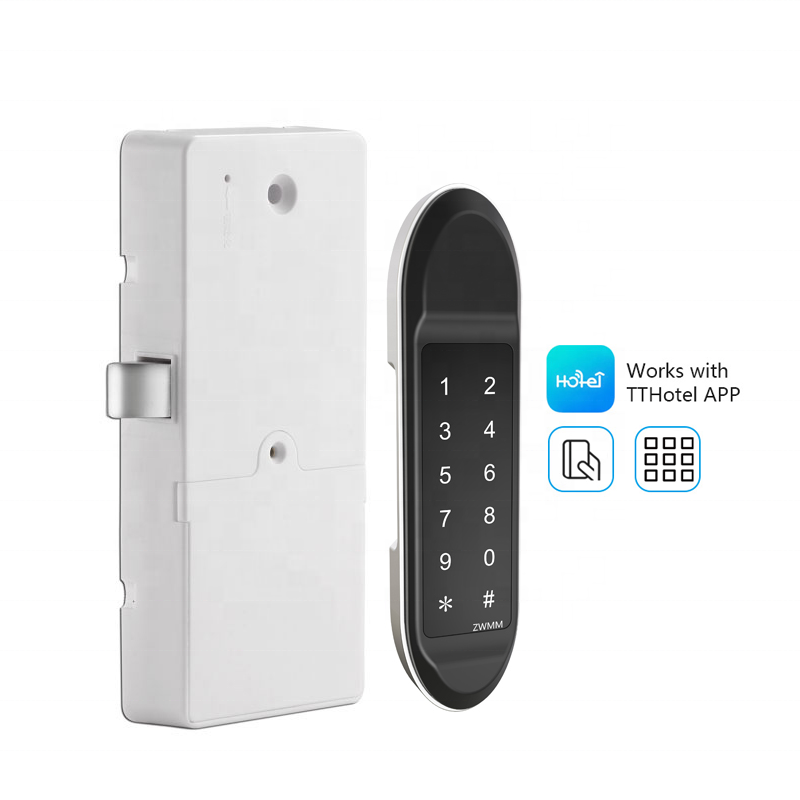 TTlock safe password wireless smart blue tooth cabinet lock with key code FOR sauna locker