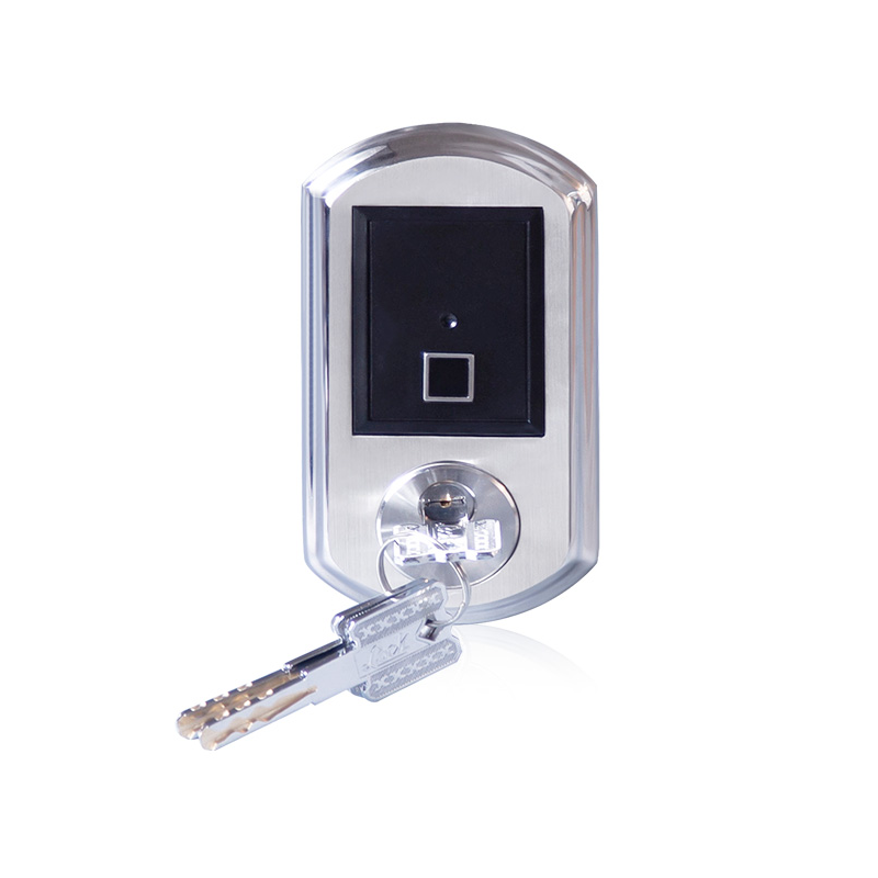 Fully Waterproof smart lock home electric deadbolt digital IC NFC card biometric fingerprint door lock for outside