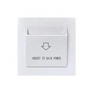 Smart electricity saving card switch PC material energy saving key card switch for hotel