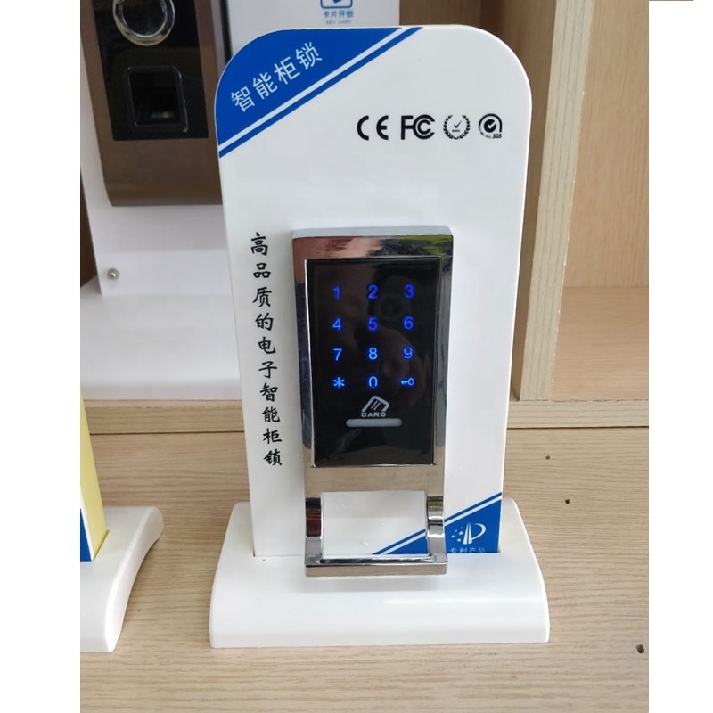 Gym hidden furniture locks digital combination lock with card reader