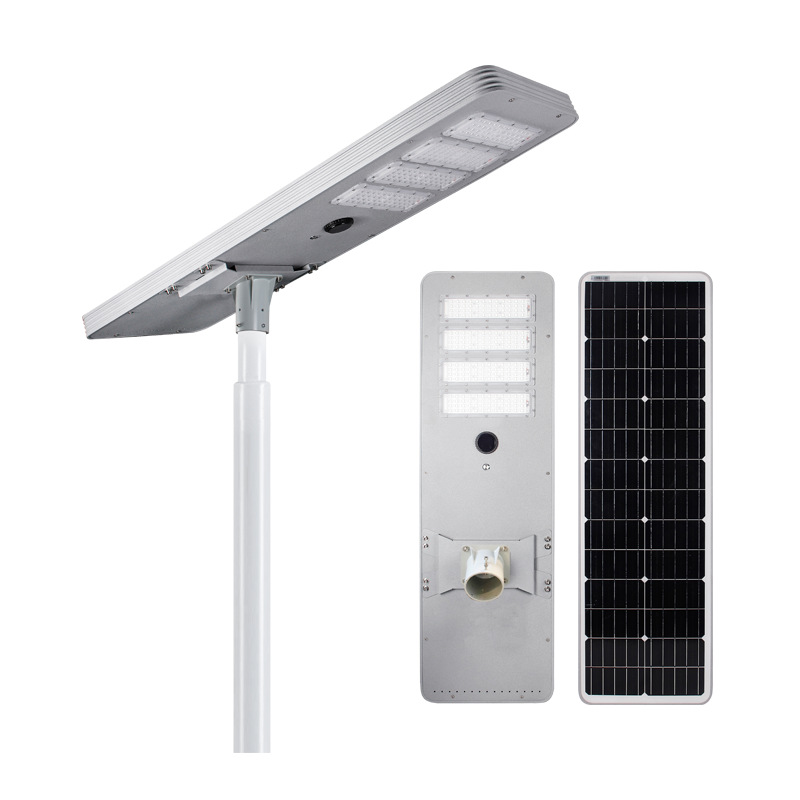 Aluminum all in one integrated led solar street lamp for outdoor in smart city