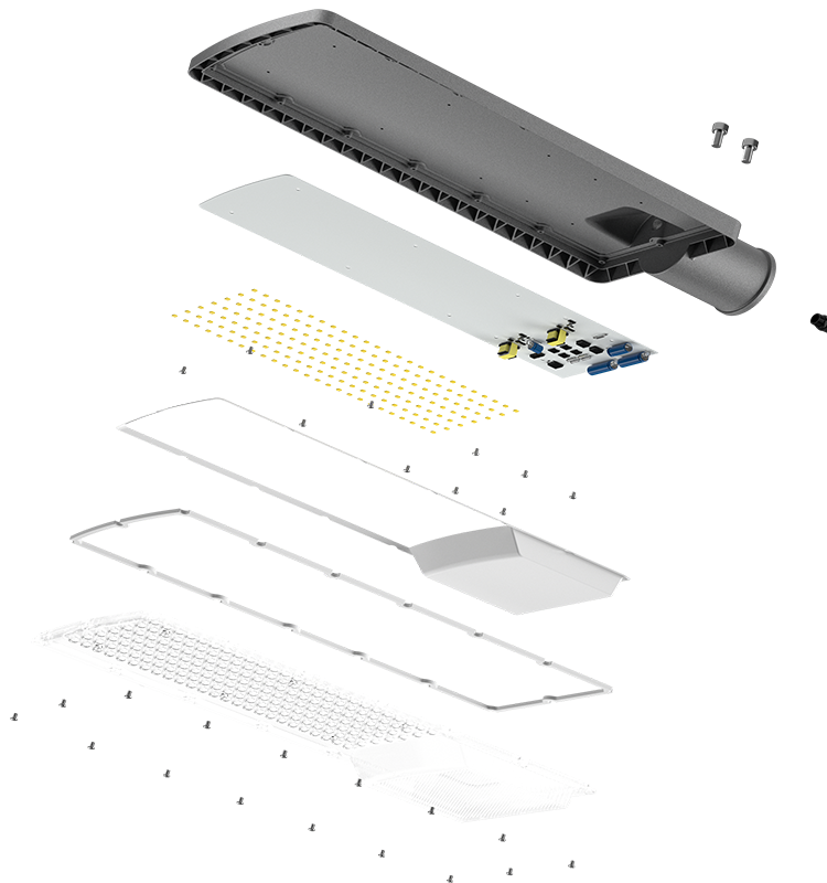 Road Lighting Waterproof Ip65 Outdoor Aluminum COB 30w 50w 80w 100w 150w 200w 250w 300w Cobra Sensor Led Street Light