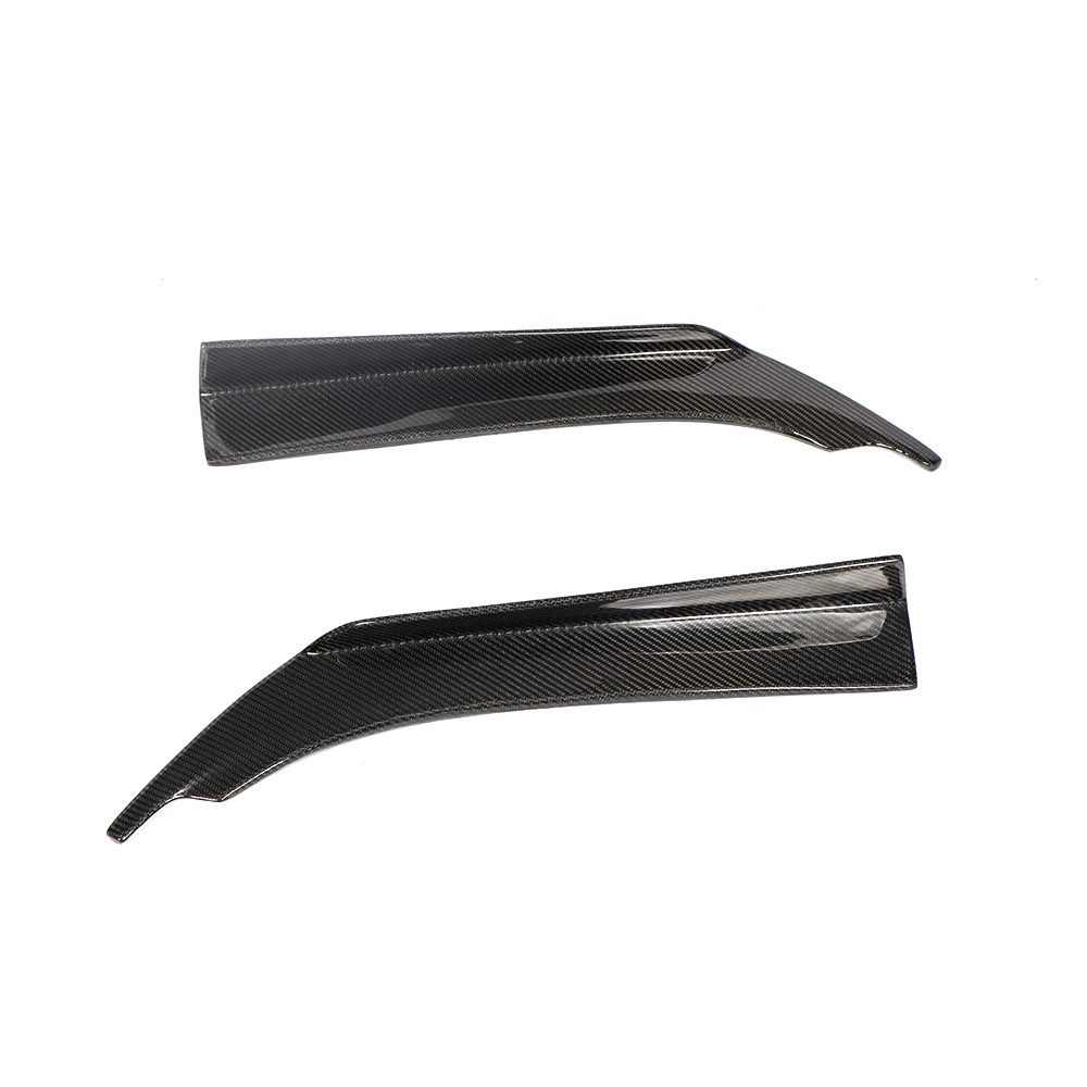 Universal Carbon Fiber Aero rear Bumper Lip Splitter Diffuser Canard for BMW Audi