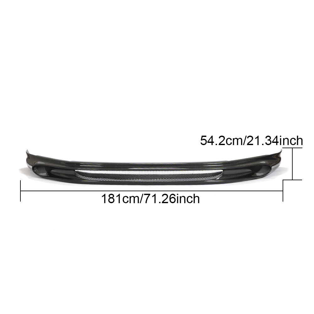 Fashion Refit Carbon Fiber Front Lip Middle Wing Spoiler Rear Diffuser Auto Body Kits for Porsche Macan