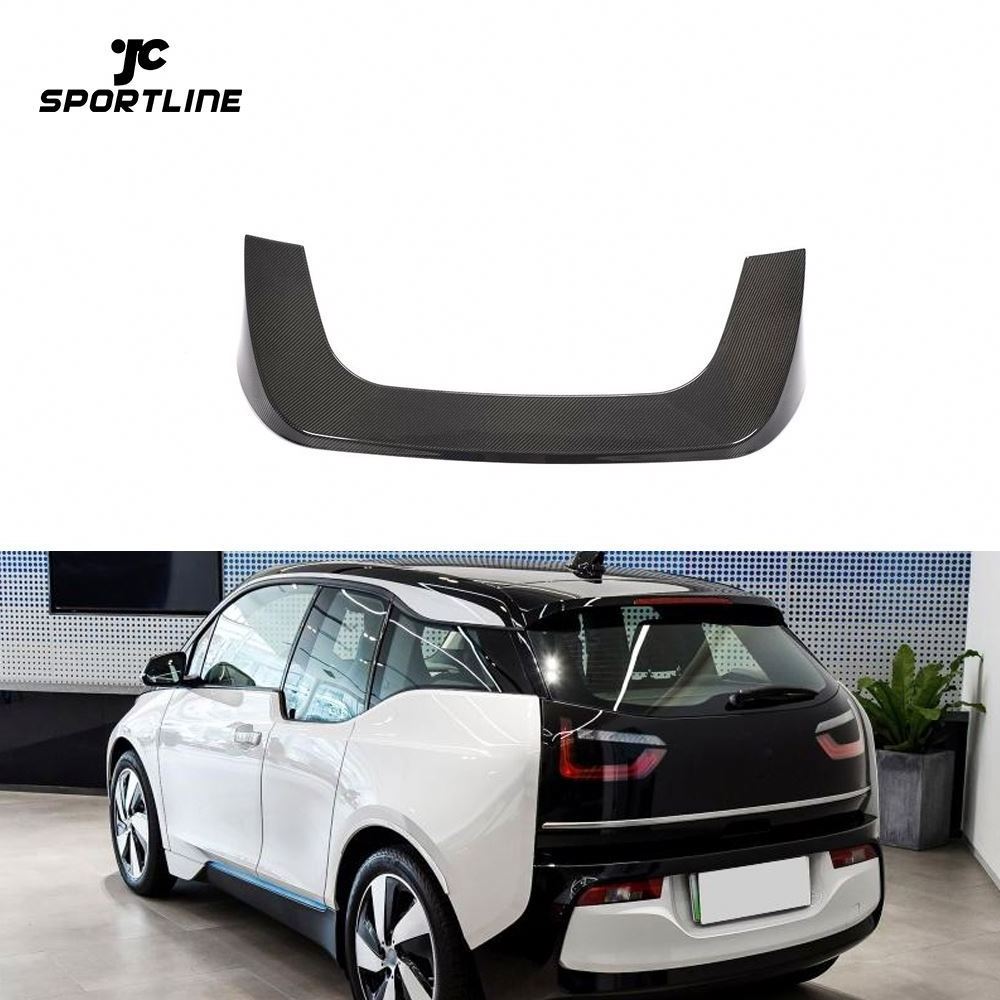 Custom style Carbon Fiber i3 Rear Roof Spoiler for BMW i3 I01 Sport Hatchback 4-Door ELECTRIC 2014-2020