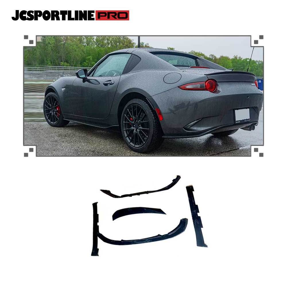 Test Installation on Real Cars Custom Body Kits with Front Lip Rear Diffuser Side Skirts Rear Spoiler for Mazda MX-5 2022