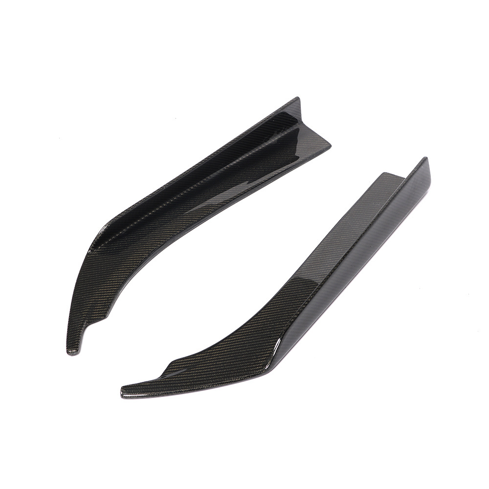 Universal Carbon Fiber Aero rear Bumper Lip Splitter Diffuser Canard for BMW Audi