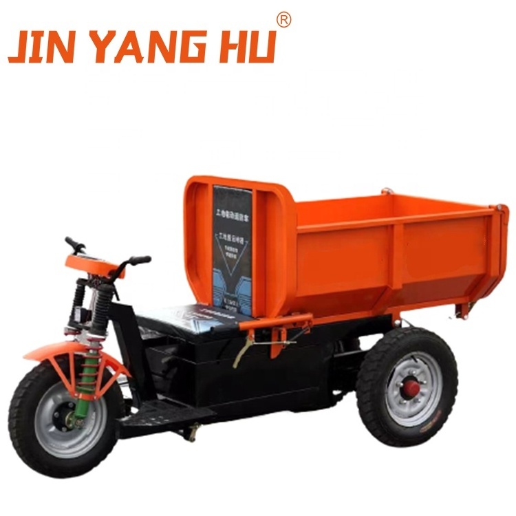 Mini Three-wheel Electric Dumper 1000kg Truck Construction electric Dumper Truck for mining