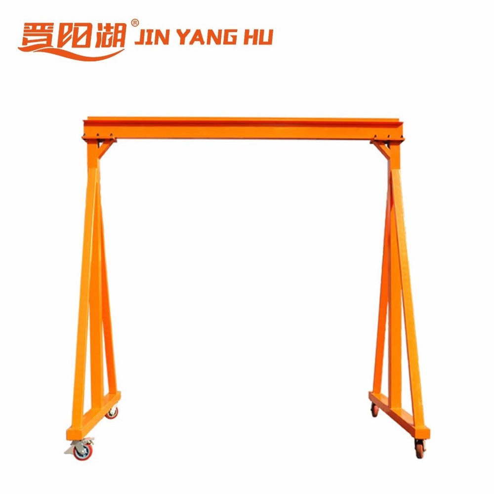 Mini beam rail track mobile travelling gantry crane 1ton 2ton 3ton 5ton for factory warehouse remote control