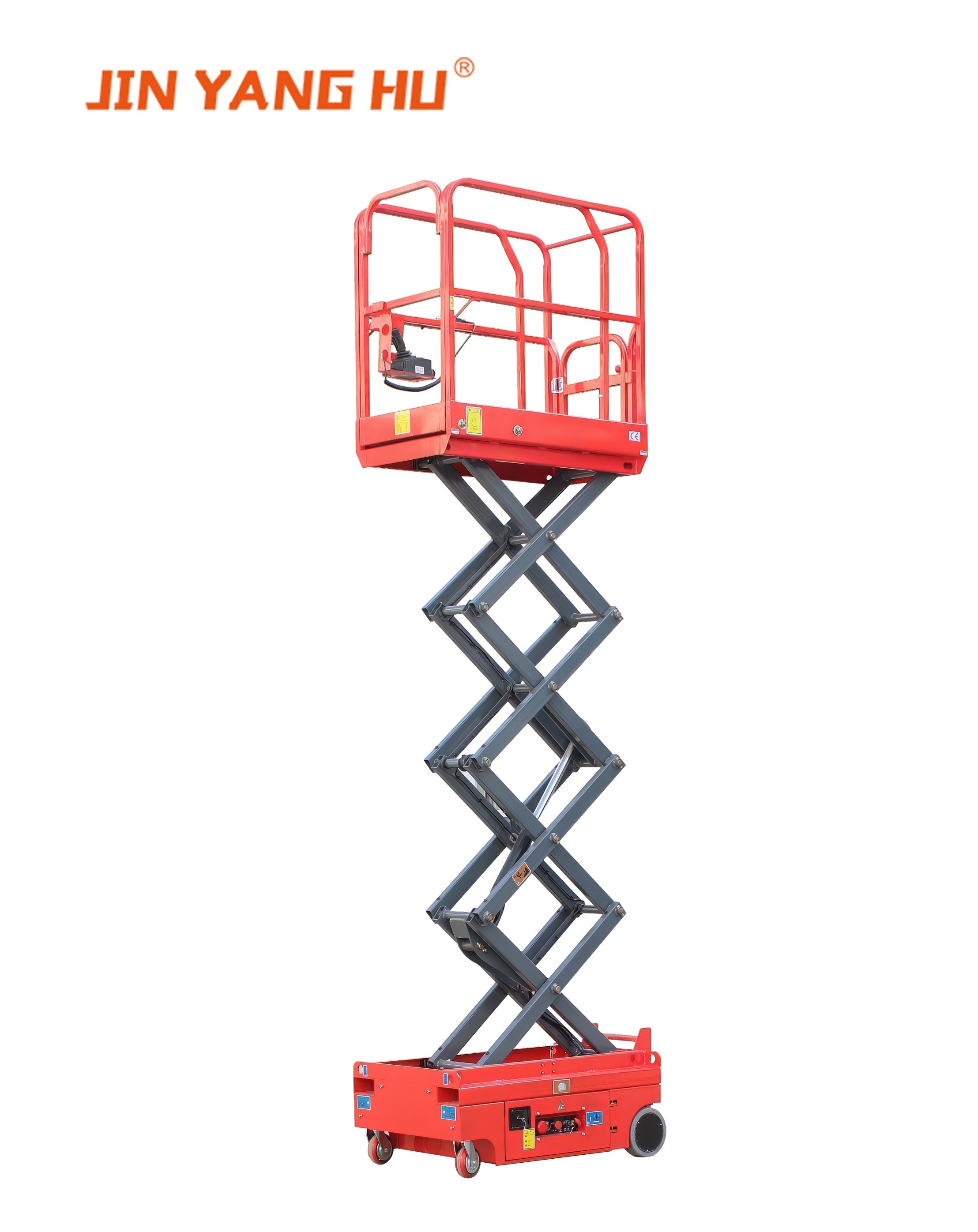 JIN YANG HU JCSJCPT 240KG Electric Self Propelled Scissor Lift Platform Aerial Work Table