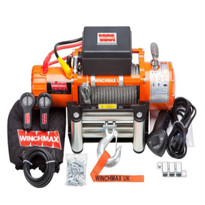 Hot sell  mini 12v/24v wire rope electric boat power hoist winch factory in stock 2000-17000lbs