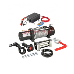 12000lb synthetic portable rope electric winch,12v 4x4 electric winch cross country vehicle winch