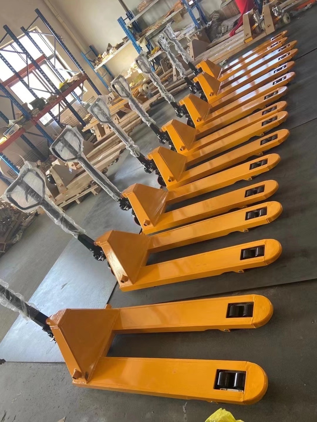 High Quality 3 ton  Hand Pallet Truck Pallet Jack Price Forklift Transpallet Truck Pallet Trolley Jack for Warehouse