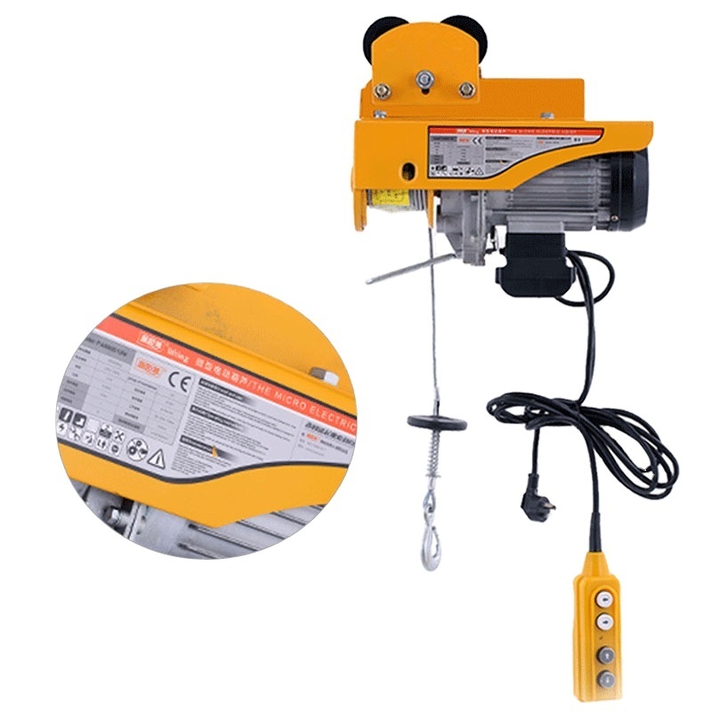 PA200kg/400kg/600kg/800kg Small Electric Pulley Hoist for Lifting Cargo