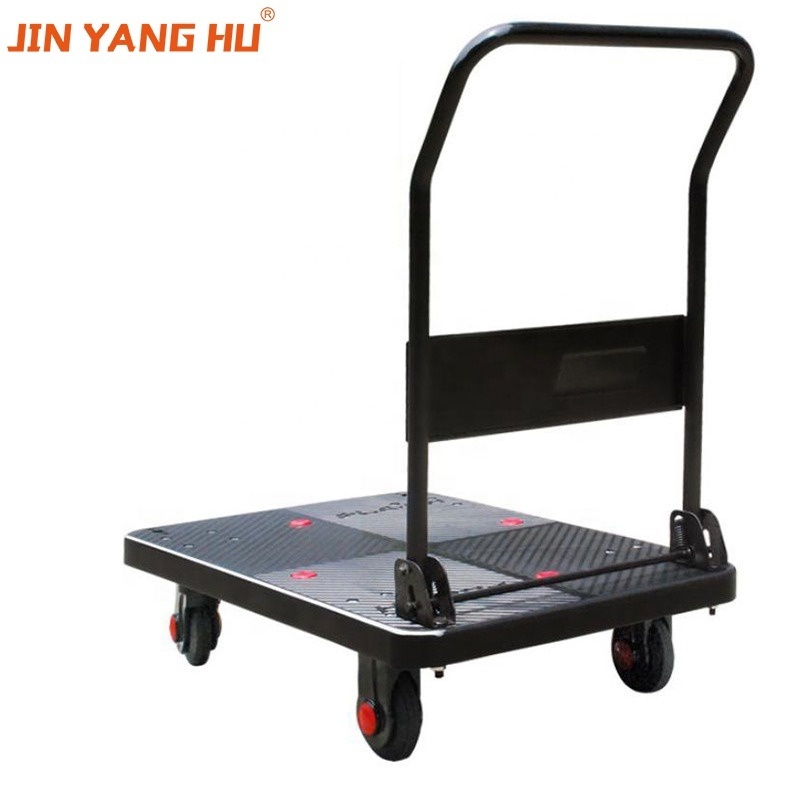 JIN YANG HU warehouse use small folding hand trolley hand carts foldable trolley