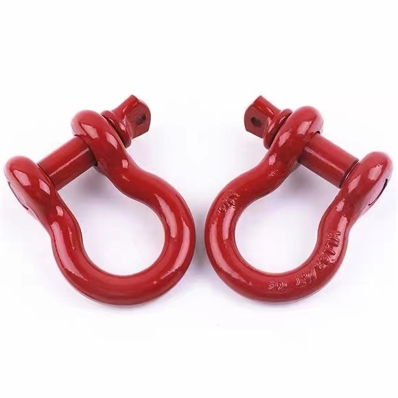 JIN YANG HU high quality 2T 25T D Shackle stainless steel lifting rigging Shackle