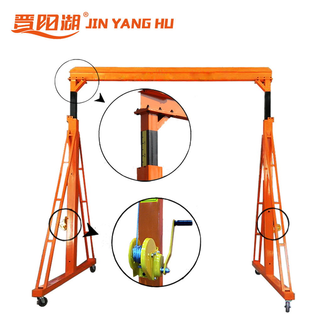 Chinese supplier warehouse mobile gantry crane 1 ton 2 ton 3 ton 5 ton 10 ton for sale