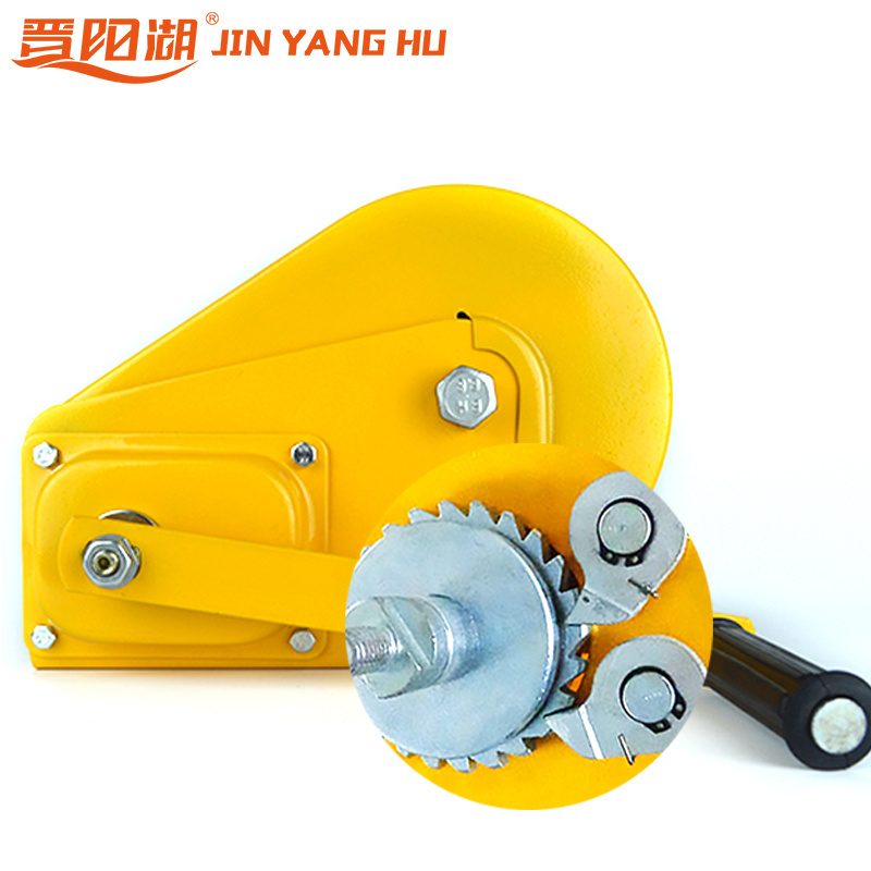 hand winch manual portable self locking hand winch with stainless rope