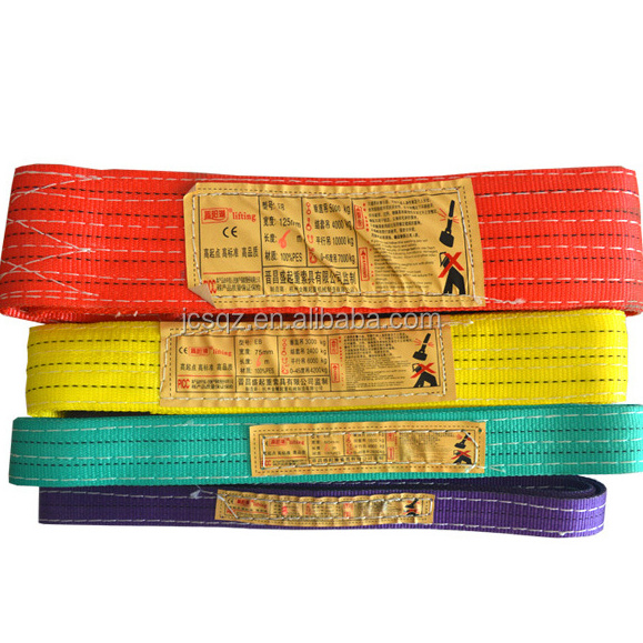 15 Ton 25 Ton 50 ton Fiber Rope Endless Polyester Webbing Lifting Sling for sale