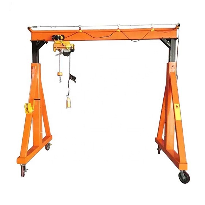 Chinese supplier warehouse mobile gantry crane 1 ton 2 ton 3 ton 5 ton 10 ton for sale