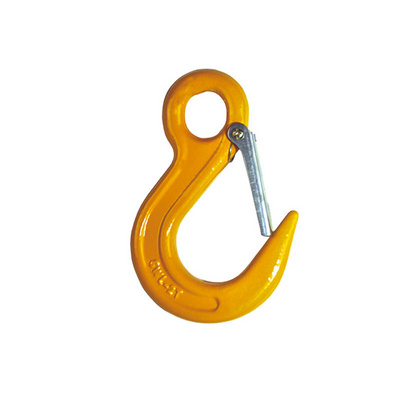 JINYANGHU High Strength G80  Industrial Container Sling Crane Hook With Latch eye Lifting Sling Hook for Lifting