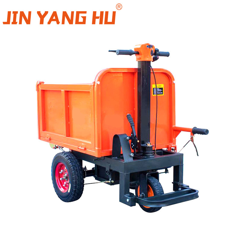 JIN YANG HU 1000KG Mini Electric Dumper Truck Three-wheel  Electric Tricycle Dump Truck for Brick Construction