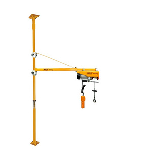 portable lifting goods single column bracket with tripod  for Micro electric hoist