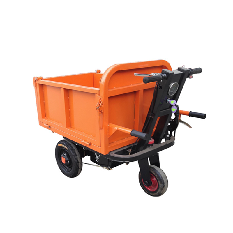 JIN YANG HU 1000KG Mini Electric Dumper Truck Three-wheel  Electric Tricycle Dump Truck for Brick Construction