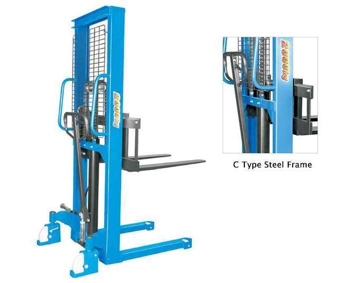 hydraulic  hand pallet stacker 1 ton 1.5 ton  2 ton 2.5 ton  3 ton  3000mm  lifting height