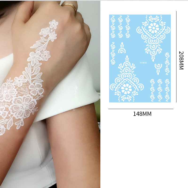 Reusable Henna Stencils for Hand Forearm Glitter Airbrush Henna Stencil Tattoo Sticker Arm And Hand Design Series Gmpc Factory