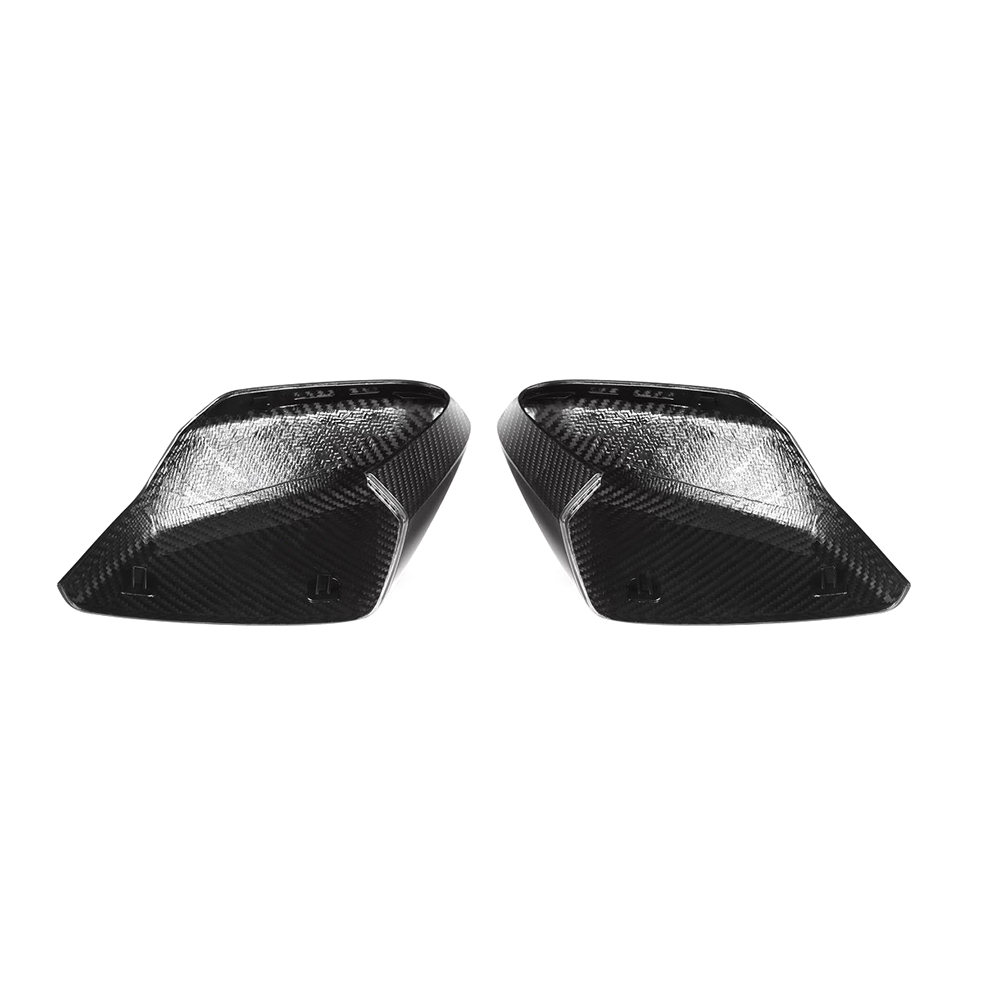 High End Replacement Real Carbon Fiber Side Rearview Mirror Cover Caps for Corvette C8 Stingray 20-23