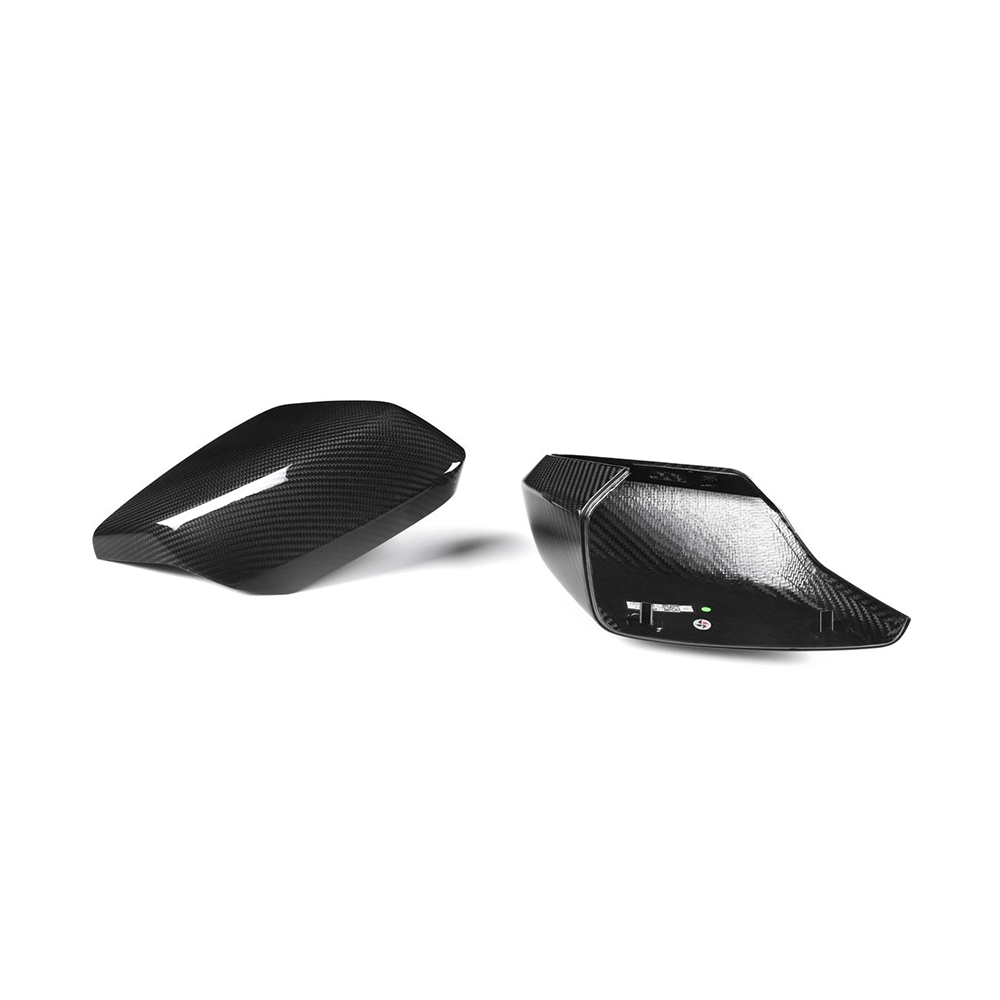 High End Replacement Real Carbon Fiber Side Rearview Mirror Cover Caps for Corvette C8 Stingray 20-23