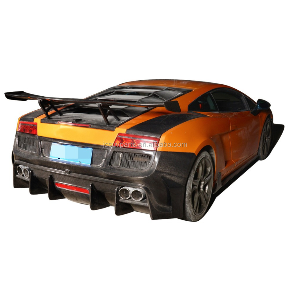 BodyKit Carbon Fiber D Style Car Rear Bumper For Lamborghini Gallardo LP550 08-12