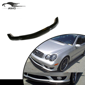 carbon fiber front car bumper lip Carlsson for Mercedes Ben z W203