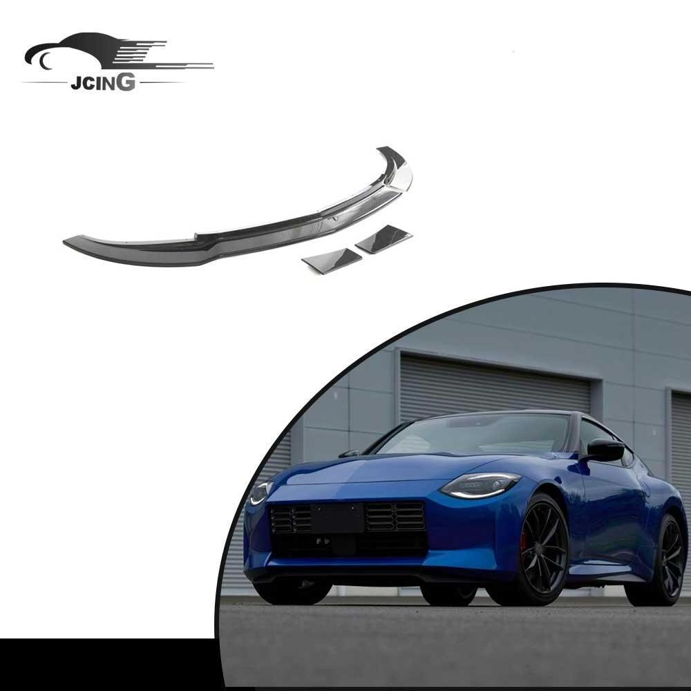 Car Modification dry Carbon Fiber Front Bumper Lip for Nissan 400Z 2023