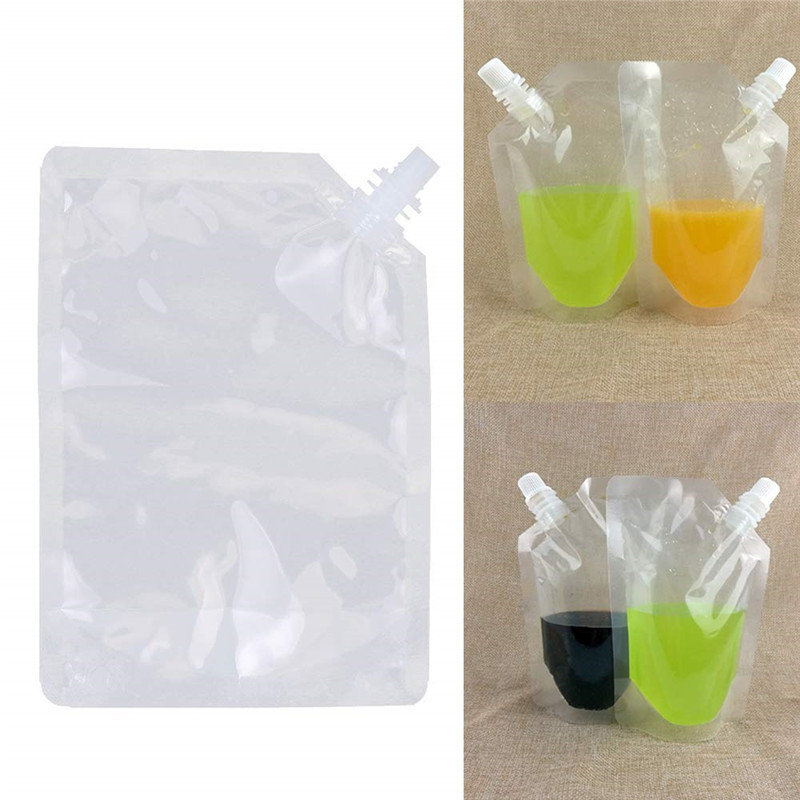 China supplier liquid bag with spout/custom printed drink pouch with spout/Bottle Shaped Pouch