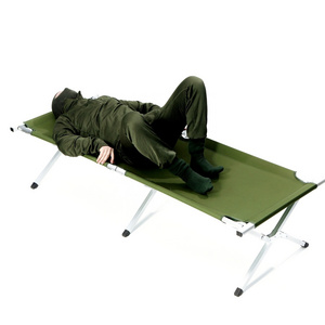 Patrol Cots Easy Assemble Folding for Camping Lounging Elevated Sleeping Bed Mil Spec Tactical Camping Cot