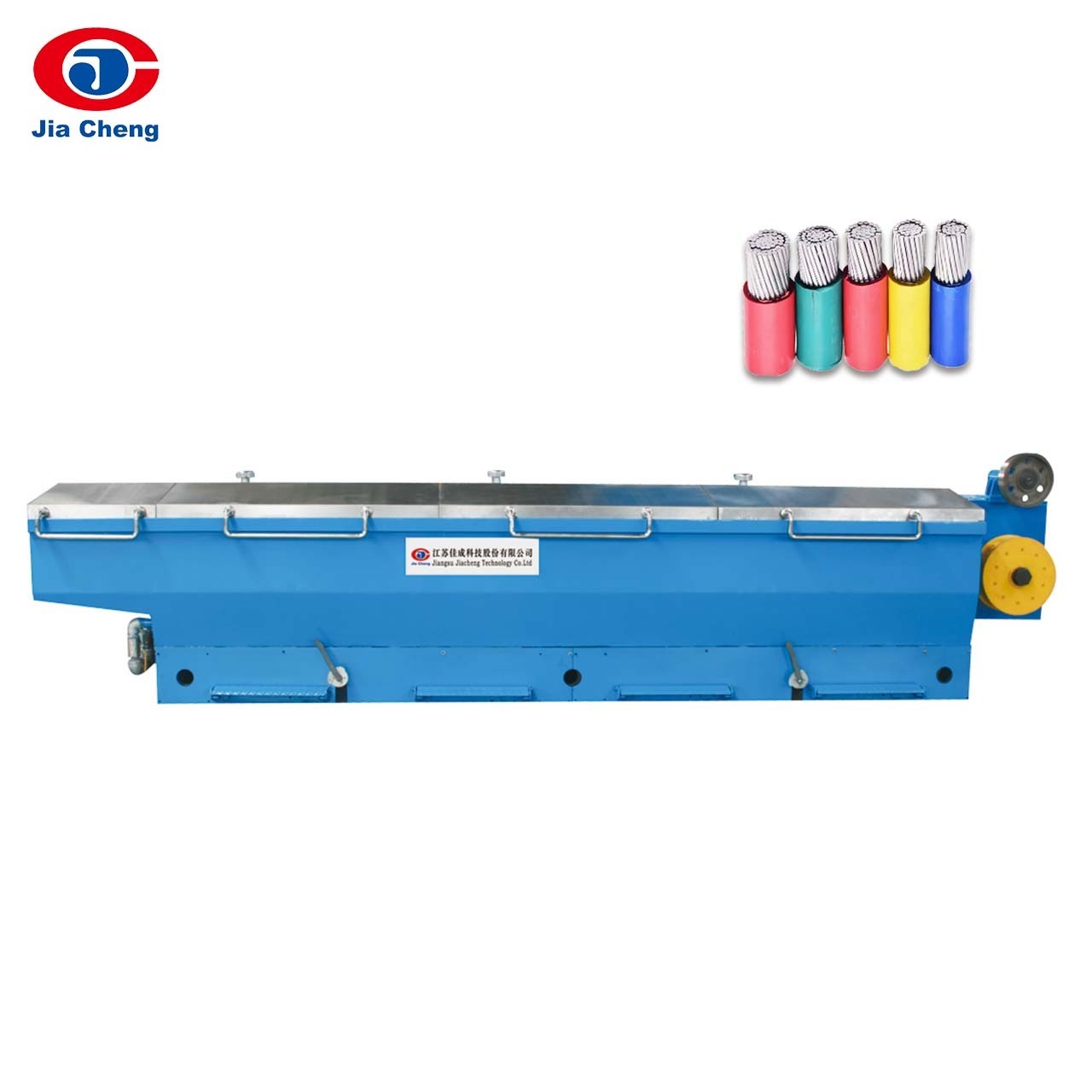 JIACHENG 9.5mm wire and cable manufacturing equipment making machine with annealed medium speed production data cable