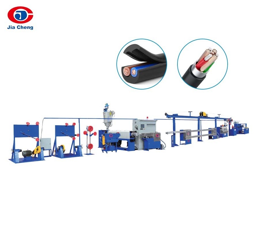 JIACHENG PVC Material copper Electrical Cable and wire cable extrusion machine  Equipment factory Production Line making machine