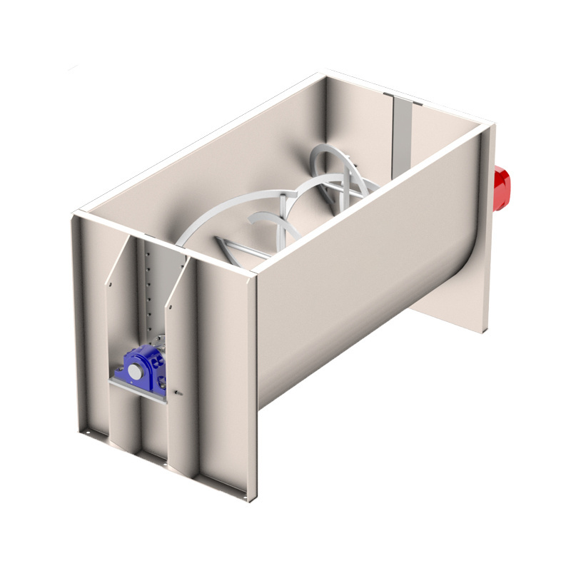 Horizontal Feed Mixer Spiral Ribbon Mixer Ribbon Mixer