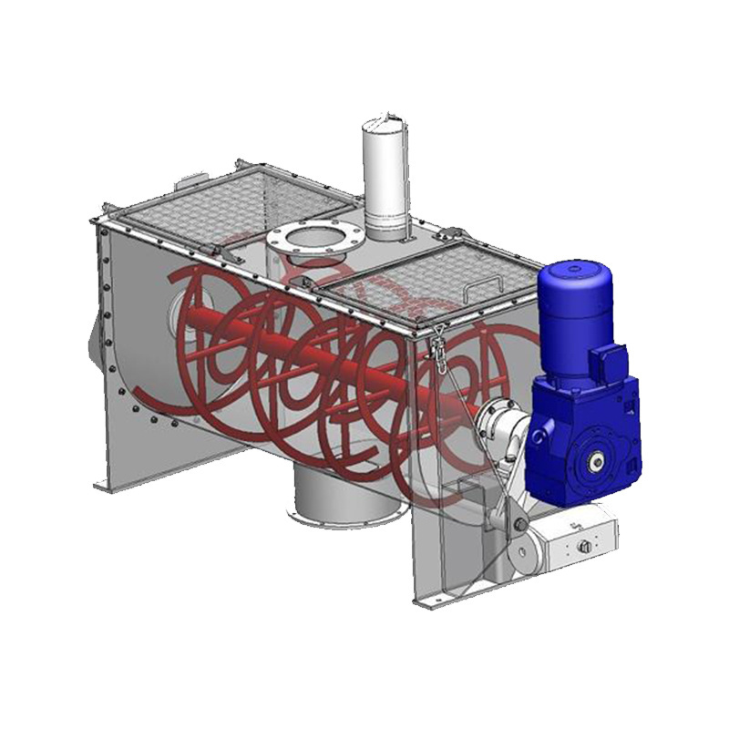 Profile Feed Mixer Blenders 300Kg Dry Powder Ribbon Mixer Machine Ribbon Mixer