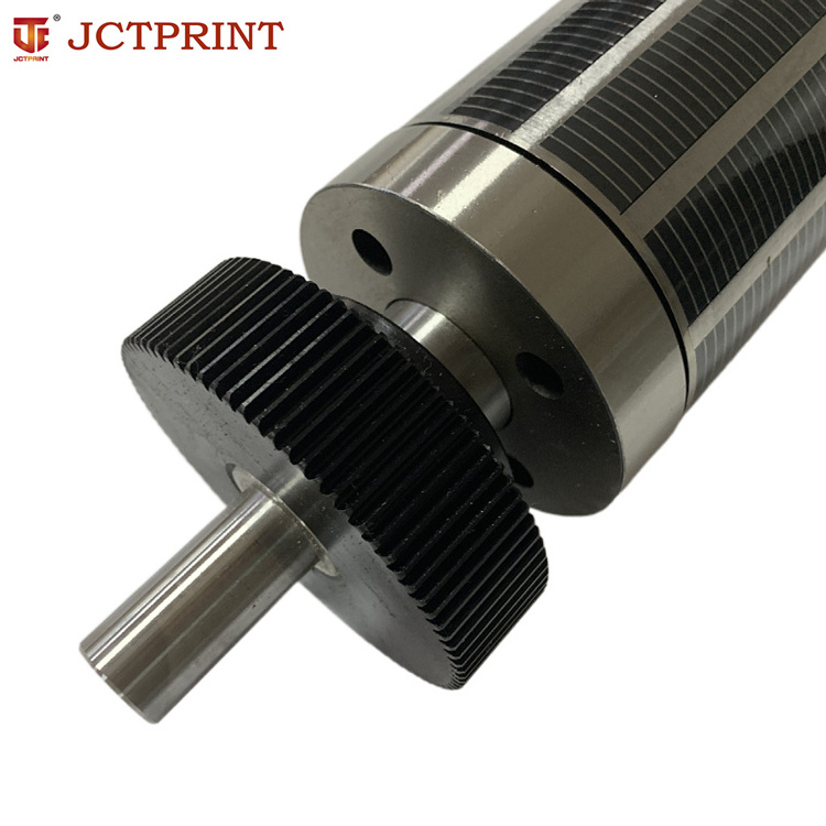 Roll rotary magnetic die cutting cylinder flexible dies and magnetic cylinder