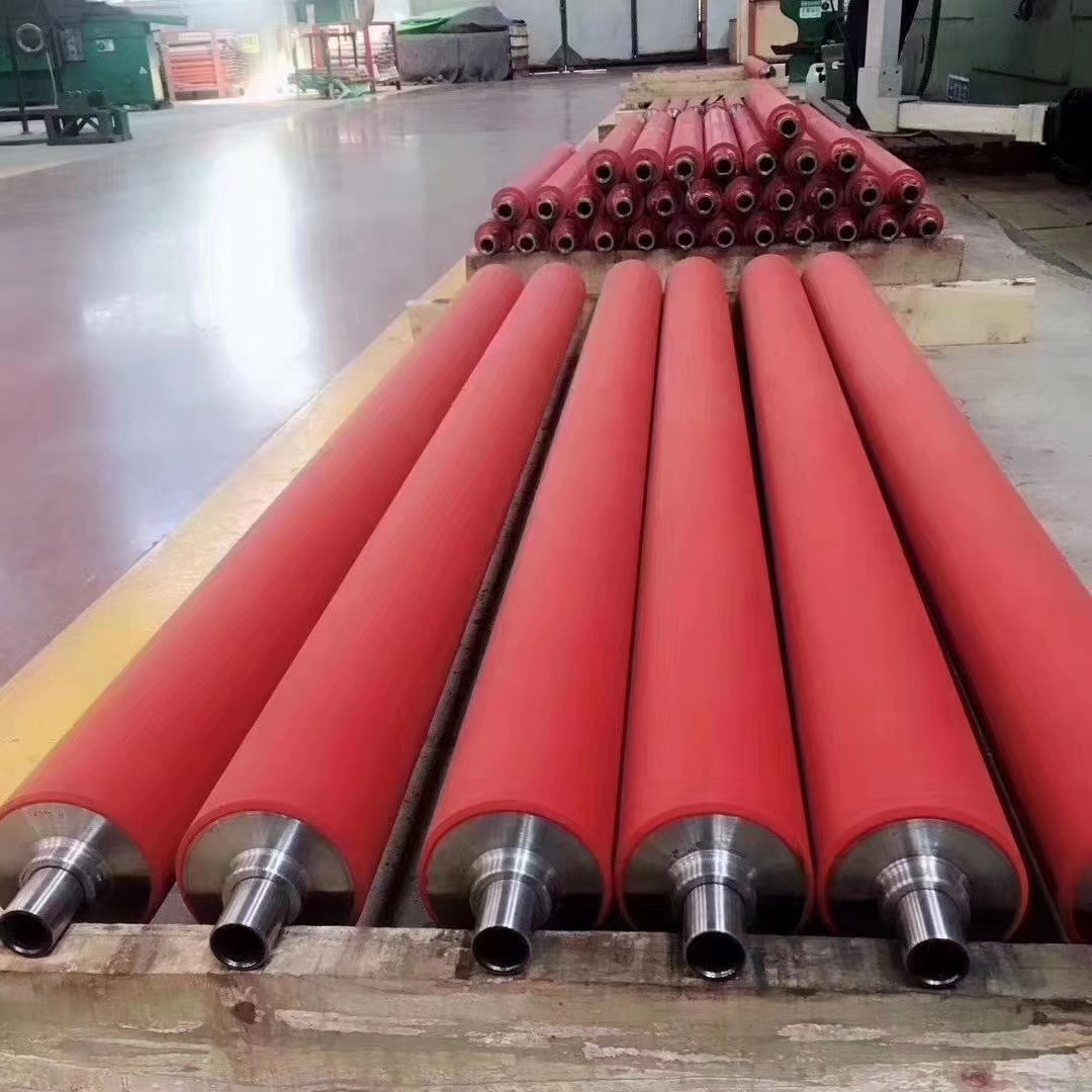 Glass coating roller rubber roller for gravure printing machine transfer roller